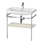 Duravit Meuble vasque Happy D.2 Plus 77,5x49 cm, 1 T, Tau mat, avec console