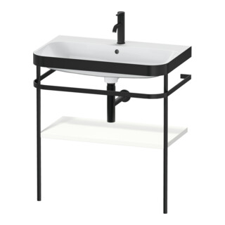 Duravit Meuble vasque Happy D.2 Plus 77,5x49 cm, 1 TH, blanc mat, avec console