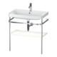Duravit Meuble vasque Happy D.2 Plus 77,5x49 cm, 1 trou, blanc mat, avec console-1