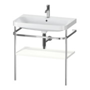 Duravit Meuble vasque Happy D.2 Plus 77,5x49 cm, 1 trou, blanc mat, avec console