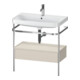 Duravit Meuble vasque Happy D.2 Plus 77,5x49 cm, 1 trou robinet, avec console, 1 tiroir-1