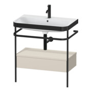 Duravit Meuble vasque Happy D.2 Plus 77,5x49 cm, 1 trou robinet, avec console, 1 tiroir