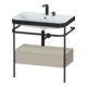 Duravit Meuble vasque Happy D.2 Plus 77,5x49 cm, 2 trous, avec console, 1 tiroir-1