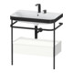 Duravit Meuble vasque Happy D.2 Plus 77,5x49 cm, 2 trous, blanc mat, avec console, 1 tiroir-1