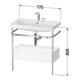 Duravit Meuble vasque Happy D.2 Plus 77,5x49 cm, 2 trous, mitigeur, avec console, 1 tiroir