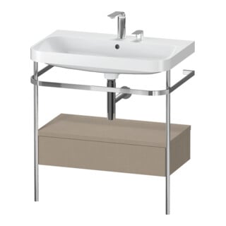 Duravit Meuble vasque Happy D.2 Plus 77,5x49 cm, 2 trous, sans console, 1 tiroir