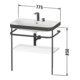 Duravit Meuble vasque Happy D.2 Plus 77,5x49 cm, 2 trous, surface mate, avec console-4