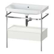 Duravit Meuble vasque Happy D.2 Plus 77,5x49 cm, sans robinetterie, 1 tiroir