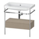 Duravit Meuble vasque Happy D.2 Plus 77,5x49 cm, sans trop-plein, blanc, avec console, 1 tiroir-1