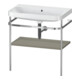 Duravit Meuble vasque Happy D.2 Plus 77,5x49 cm, sans trop-plein, gris mat, avec console-1
