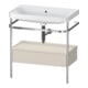 Duravit Meuble vasque Happy D.2 Plus 77,5x49 cm, sans trou, avec siphon, 1 tiroir-1