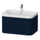 Duravit Meuble vasque Happy D.2 Plus 77,5x49cm, 1 Trous, bleu mat, 2 tiroirs-1