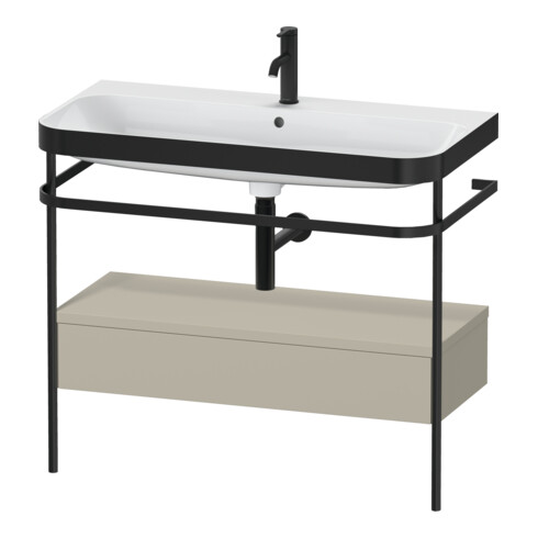 Duravit Meuble vasque Happy D.2 Plus 97,5x49 cm, 1 mitigeur, avec console, 1 tiroir