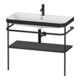 Duravit Meuble vasque Happy D.2 Plus 97,5x49 cm, 1 mitigeur, graphite mat, avec console-1