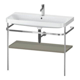 Duravit Meuble vasque Happy D.2 Plus 97,5x49 cm, 1 mitigeur, st-g satin mat, avec console