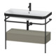 Duravit Meuble vasque Happy D.2 Plus 97,5x49 cm, 1 robinet, sans trou, avec console, 1 tiroir-1