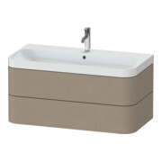 Duravit Meuble vasque Happy D.2 Plus 97,5x49 cm, 1 T, lin, 2 tiroirs