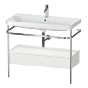 Duravit Meuble vasque Happy D.2 Plus 97,5x49 cm, 1 T, sans robinet, avec console, 1 tiroir