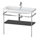 Duravit Meuble vasque Happy D.2 Plus 97,5x49 cm, 1 TH, graph mat, avec console-1