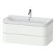 Duravit Meuble vasque Happy D.2 Plus 97,5x49 cm, 1 TLB, blanc mat, 2 tiroirs-1