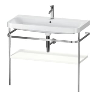 Duravit Meuble vasque Happy D.2 Plus 97,5x49 cm, 1 TLG, blanc mat, avec console