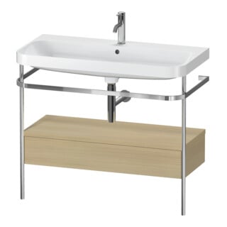 Duravit Meuble vasque Happy D.2 Plus 97,5x49 cm, 1 trou mitigeur, avec console, 1 tiroir