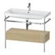 Duravit Meuble vasque Happy D.2 Plus 97,5x49 cm, 1 trou mitigeur, avec console, 1 tiroir-1