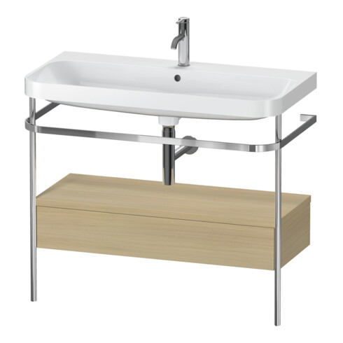 Duravit Meuble vasque Happy D.2 Plus 97,5x49 cm, 1 trou mitigeur, avec console, 1 tiroir