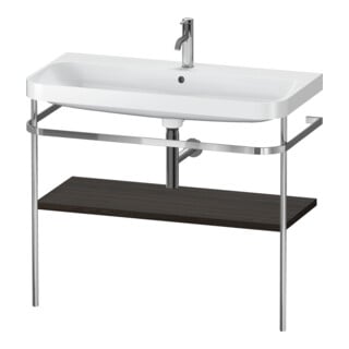 Duravit Meuble vasque Happy D.2 Plus 97,5x49 cm, 1 trou, noyer, avec console