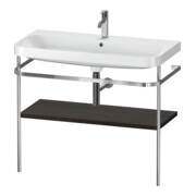 Duravit Meuble vasque Happy D.2 Plus 97,5x49 cm, 1 trou, noyer, avec console