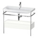 Duravit Meuble vasque Happy D.2 Plus 97,5x49 cm, 1 trou robinet, blanc mat, avec console, 1 tiroir-1