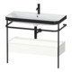 Duravit Meuble vasque Happy D.2 Plus 97,5x49 cm, 1 trou robinet, blanc mat, avec console, 1 tiroir-1