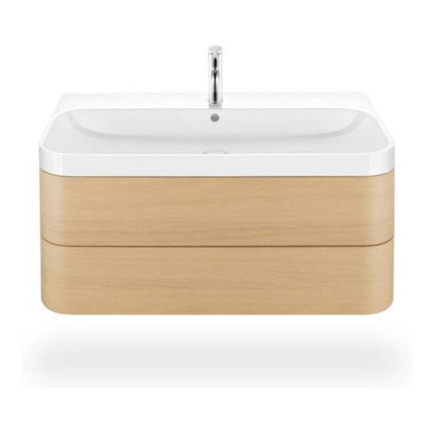 Duravit Meuble vasque Happy D.2 Plus 97,5x49 cm, 2 t., Médit. œuf, 2 tiroirs