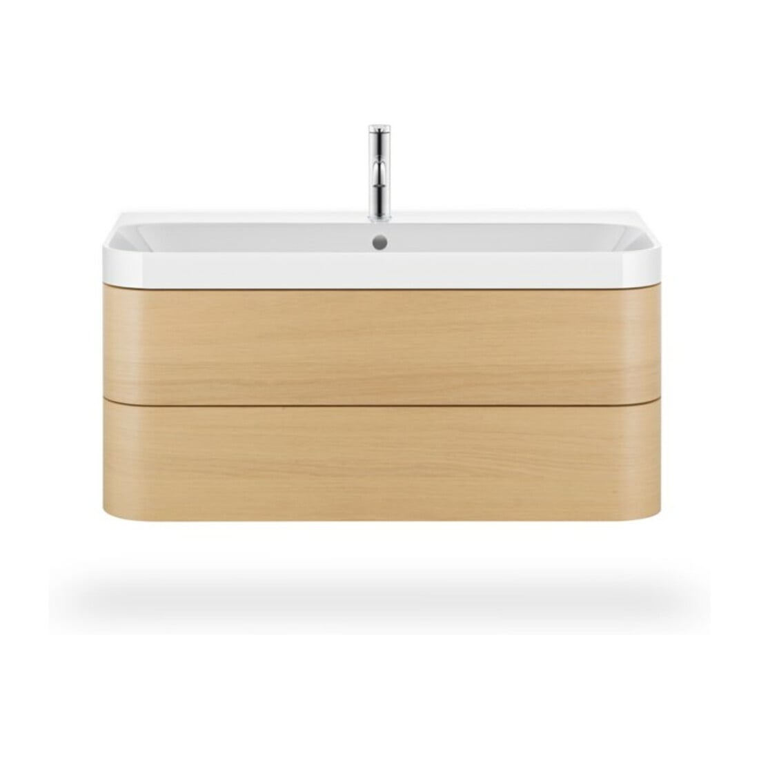 Duravit Meuble vasque Happy D.2 Plus 97,5x49 cm, 2 t., Médit. œuf, 2 tiroirs
