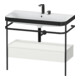Duravit Meuble vasque Happy D.2 Plus 97,5x49 cm, 2 tiroirs, sans robinet, avec console, 1 tiroir-1
