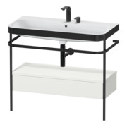 Duravit Meuble vasque Happy D.2 Plus 97,5x49 cm, 2 tiroirs, sans robinet, avec console, 1 tiroir