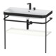 Duravit Meuble vasque Happy D.2 Plus 97,5x49 cm, 2 trous, blanc mat, avec console-1