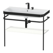 Duravit Meuble vasque Happy D.2 Plus 97,5x49 cm, 2 trous, blanc mat, avec console