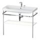 Duravit Meuble vasque Happy D.2 Plus 97,5x49 cm, 2 trous, blanc mat, avec console-1