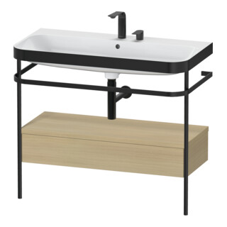 Duravit Meuble vasque Happy D.2 Plus 97,5x49 cm, 2 trous, Me E, avec console, 1 tiroir