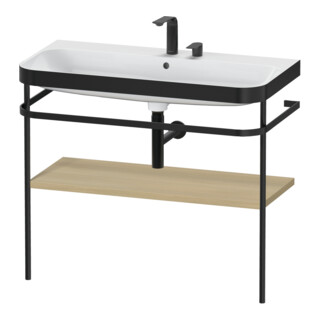 Duravit Meuble vasque Happy D.2 Plus 97,5x49 cm, 2 trous, méditerranée, avec console