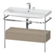 Duravit Meuble vasque Happy D.2 Plus 97,5x49 cm, 2 trous, sans console, 1 tiroir-1