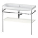 Duravit Meuble vasque Happy D.2 Plus 97,5x49 cm, sans robinetterie, blanc brillant, avec console-1