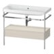 Duravit Meuble vasque Happy D.2 Plus 97,5x49 cm, sans trop-plein, avec console, 1 tiroir-1