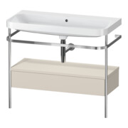 Duravit Meuble vasque Happy D.2 Plus 97,5x49 cm, sans trop-plein, avec console, 1 tiroir