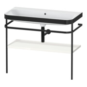Duravit Meuble vasque Happy D.2 Plus 97,5x49 cm, sans trop-plein, blanc brillant, avec console