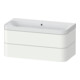 Duravit Meuble vasque Happy D.2 Plus 97,5x49 cm, sans trop-plein, blanc mat, 2 tiroirs-1