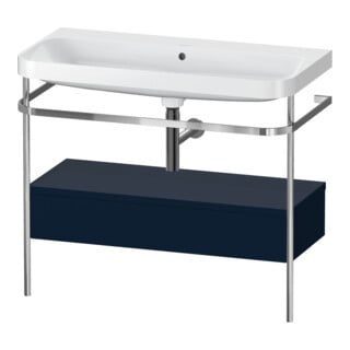 Duravit Meuble vasque Happy D.2 Plus 97,5x49 cm, sans trop-plein, blanc mat, avec console, 1 tiroir
