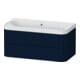 Duravit Meuble vasque Happy D.2 Plus 97,5x49 cm, sans trop-plein, bleu mat, 2 tiroirs-1