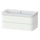 Duravit Meuble vasque Happy D.2 Plus 97,5x49 cm, sans trou, blanc mat, 2 tiroirs-1